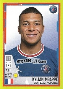 Sticker Kylian Mbappé - FOOT 2021-2022 - Panini