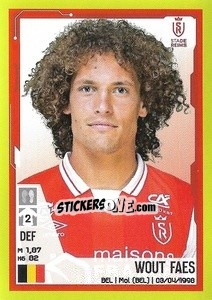 Sticker Wout Faes - FOOT 2021-2022 - Panini