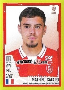 Sticker Mathieu Cafaro - FOOT 2021-2022 n. 372 - Panini