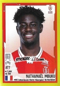 Sticker Nathanael Mbuku - FOOT 2021-2022 n. 381 - Panini
