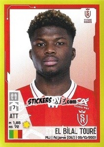 Sticker El Bilal Touré - FOOT 2021-2022 - Panini