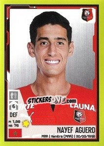 Sticker Nayef Aguerd - FOOT 2021-2022 n. 390 - Panini
