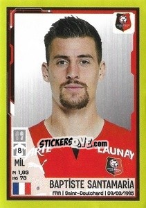 Sticker Baptiste Santamaria - FOOT 2021-2022 n. 399 - Panini