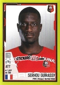 Figurina Serhou Guirassy - FOOT 2021-2022 - Panini