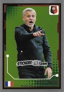 Sticker Bruno Génésio (Coach) - FOOT 2021-2022 - Panini