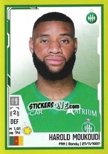 Sticker Harold Moukoudi - FOOT 2021-2022 n. 416 - Panini