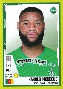 Figurina Harold Moukoudi - FOOT 2021-2022 - Panini