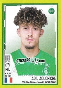 Sticker Adil Aouchiche - FOOT 2021-2022 n. 420 - Panini