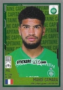 Sticker Mahdi Camara (Capitaine) - FOOT 2021-2022 - Panini