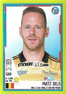 Figurina Matz Sels - FOOT 2021-2022 - Panini