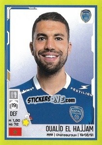 Sticker Oualid El Hajjam - FOOT 2021-2022 n. 463 - Panini