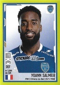 Figurina Yoann Salmier - FOOT 2021-2022 - Panini