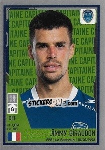 Sticker Jimmy Giraudon (Capitaine) - FOOT 2021-2022 n. 480 - Panini