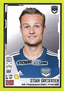 Figurina Stian Gregersen - FOOT 2021-2022 - Panini