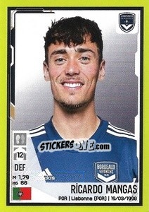 Figurina Ricardo Mangas - FOOT 2021-2022 - Panini