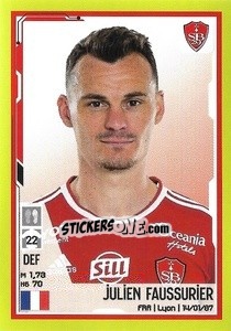 Sticker Julien Faussurier - FOOT 2021-2022 - Panini