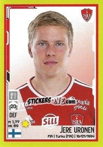 Sticker Jere Uronen - FOOT 2021-2022 n. 60 - Panini