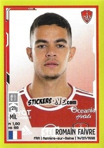 Sticker Romain Faivre - FOOT 2021-2022 n. 63 - Panini