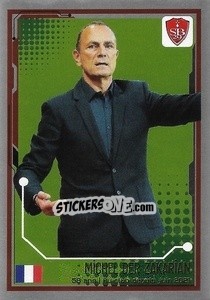 Cromo Michel Der Zakarian (Coach) - FOOT 2021-2022 - Panini