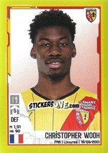 Sticker Christopher Wooh - FOOT 2021-2022 n. 108 - Panini