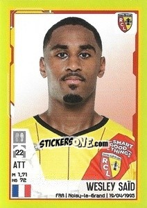 Cromo Wesley Said - FOOT 2021-2022 - Panini