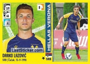 Sticker Darko Lazovic - Calciatori 2021-2022 - Panini