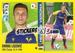 Cromo Darko Lazovic - Calciatori 2021-2022 - Panini