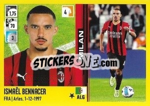 Cromo Ismael Bennacer - Calciatori 2021-2022 - Panini