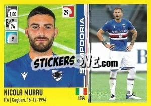 Figurina Nicola Murru - Calciatori 2021-2022 - Panini