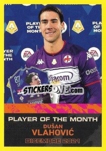 Sticker Dusan Vlahovic - Dicembre 2021 - Calciatori 2021-2022 n. PM4 - Panini