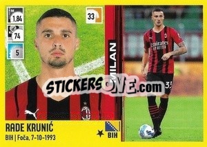 Sticker Rade Krunic (Milan)