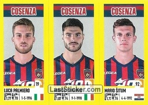 Figurina Luca Palmiero / Marco Carraro / Mario Šitum - Calciatori 2021-2022 - Panini