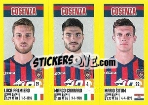 Figurina Luca Palmiero / Marco Carraro / Mario Šitum - Calciatori 2021-2022 - Panini