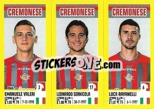 Cromo Emanuele Valeri / Leonardo Sernicola / Luca Ravanelli