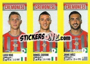 Cromo Luca Vido / Daniel Ciofani / Jaime Báez - Calciatori 2021-2022 - Panini