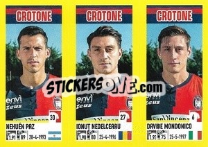 Cromo Nehuén Paz / Ionuț Nedelcearu / Davide Mondonico - Calciatori 2021-2022 - Panini