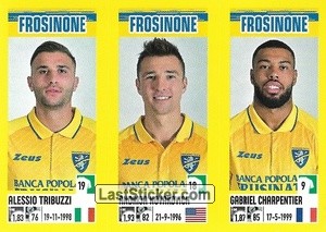 Cromo Alessio Tribuzzi / Andrija Novakovich / Gabriel Charpentier - Calciatori 2021-2022 - Panini