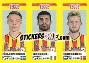 Cromo Helgason / Mario Gargiulo / Morten Hjulmand - Calciatori 2021-2022 - Panini