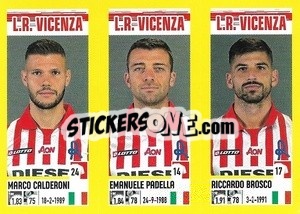 Cromo Marco Calderoni / Emanuele Padella / Riccardo Brosco - Calciatori 2021-2022 - Panini