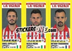 Figurina Daniel Cappelletti / Nicola Pasini / Anthony Taugourdeau - Calciatori 2021-2022 - Panini