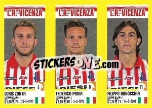 Cromo Loris Zonta / Federico Proia / Filippo Ranocchia