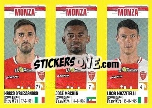 Figurina Marco DAlessandro / José Machín / Luca Mazzitelli - Calciatori 2021-2022 - Panini