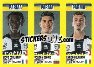 Cromo Woyo Coulibaly / Yordan Osorio / Enrico Delprato - Calciatori 2021-2022 - Panini