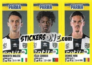 Cromo Roberto Inglese / Félix Correia / Dennis Man - Calciatori 2021-2022 - Panini