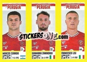 Sticker Marcos Curado / Gianmaria Zanandrea / Francesco Lisi - Calciatori 2021-2022 - Panini