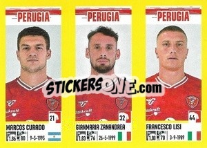 Figurina Marcos Curado / Gianmaria Zanandrea / Francesco Lisi - Calciatori 2021-2022 - Panini