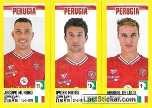 Sticker Jacopo Murano / Ryder Matos / Manuel De Luca - Calciatori 2021-2022 - Panini