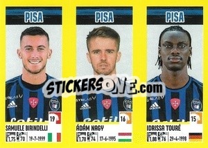 Figurina Samuele Birindelli / Ádám Nagy / Idrissa Touré - Calciatori 2021-2022 - Panini