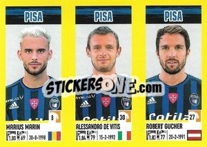 Cromo Marius Marin / Alessandro De Vitis / Robert Gucher - Calciatori 2021-2022 - Panini