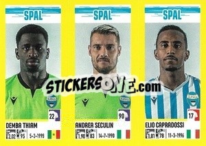 Figurina Demba Thiam / Andrea Seculin / Elio Capradossi - Calciatori 2021-2022 - Panini